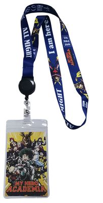 My Hero Academia- All Might Retractable Lanyard My Hero Academia- All Might Retractable Lanyard