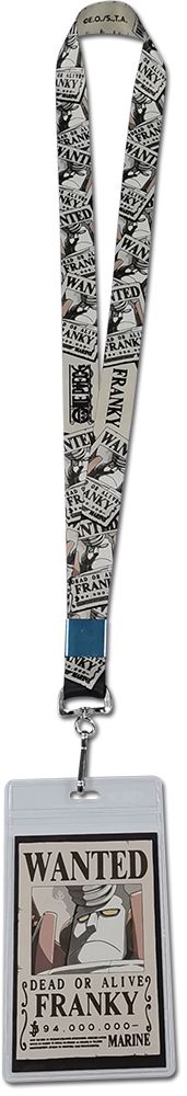 One Piece - Franky Wanted Poster Style #1 Lanyard