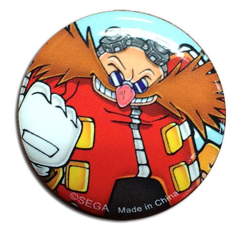 Sonic The Hedgehog - Dr.Eggman 1.25'' Button