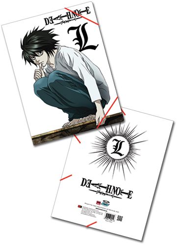 Death Note L Elastic Band Document Folder Death Note L Elastic Band Document Folder