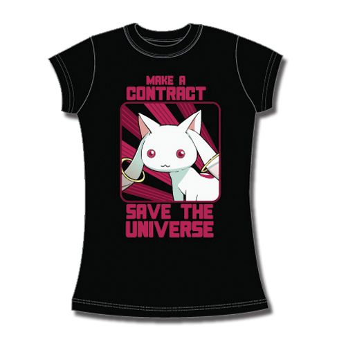 Madoka Magica ''Make A Contract'' T-Shirt Xl
