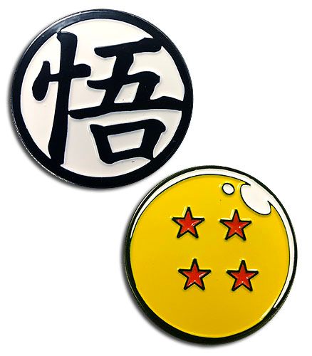 Dragon Ball Super - Dragonball #4 & Goku Icon Pins