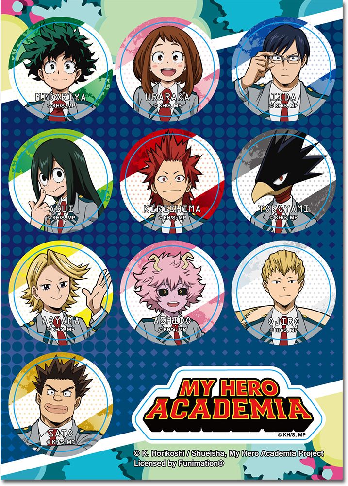 My Hero Academia - 1- A Sticker Set My Hero Academia - 1- A Sticker Set