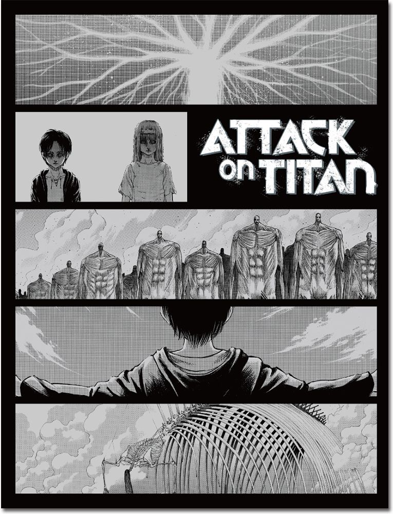 Attack On Titan Manga - Vol 33 Art Sublimation Throw Blanket