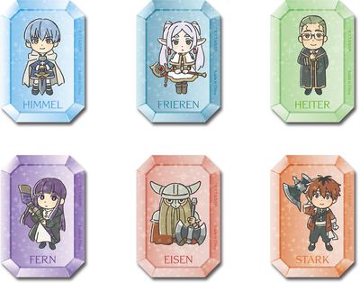 Frieren Beyond Journey'S End - Main Character Sd Laser Die-Cut Sticker Set