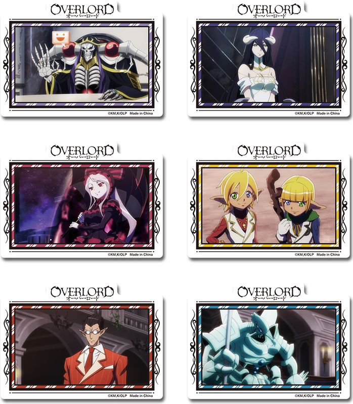 Overlord S1 - Screen Shots Character Group Die-Cut Sticker Set