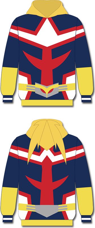 My Hero Academia - All Might Golden Age Cosplay Hoodie L