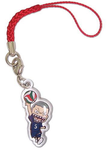 Haikyu!! - Tanaka Metal Cell Phone Charm