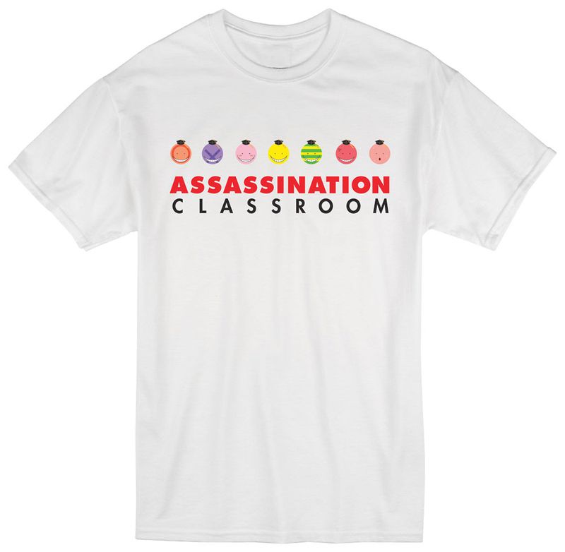 Assassination Classroom - Logo White T-Shirt 2Xl