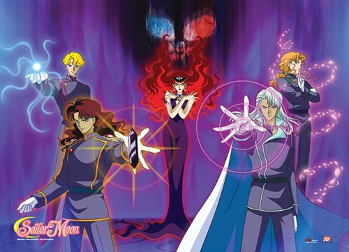 Sailor Moon - Beryl Group Fabric Poster Sailor Moon - Beryl Group Fabric Poster