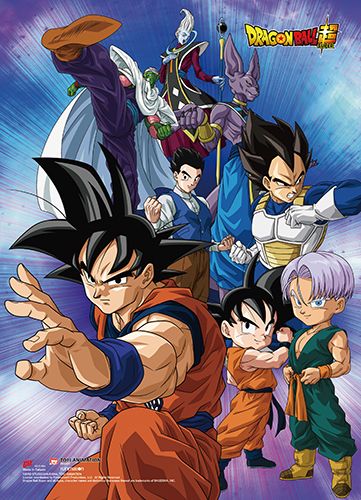 Dragon Ball Super - Battle Of Gods Group 8 Wall Scroll