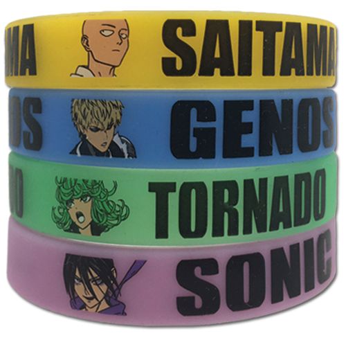 One Punch Man - Multi Pack Pvc Wristband