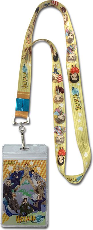 Hetalia World Star S7 - Sd Character Group 01 Lanyard