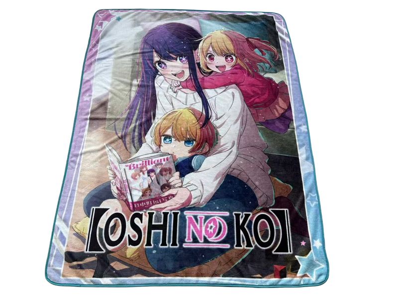 Oshi No Ko S1 - Theatre Visual Art Throw Blanket