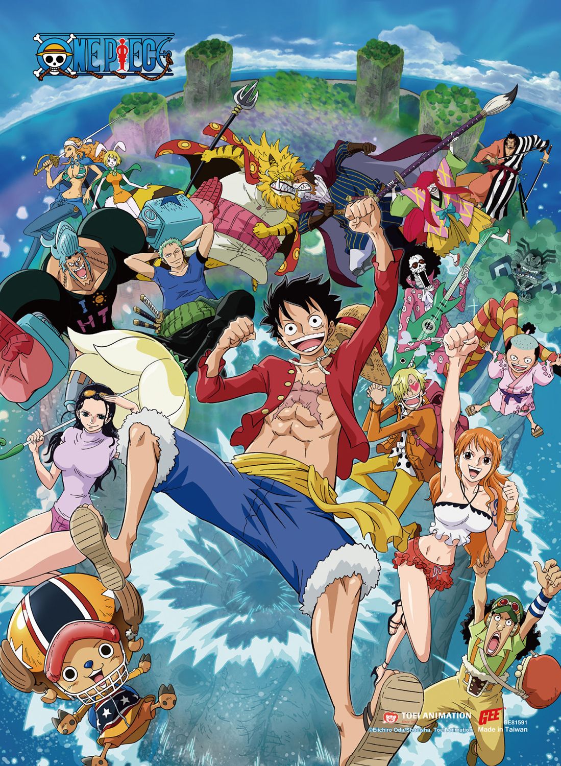 One Piece - 2017 Key Art Ss Wall Scroll