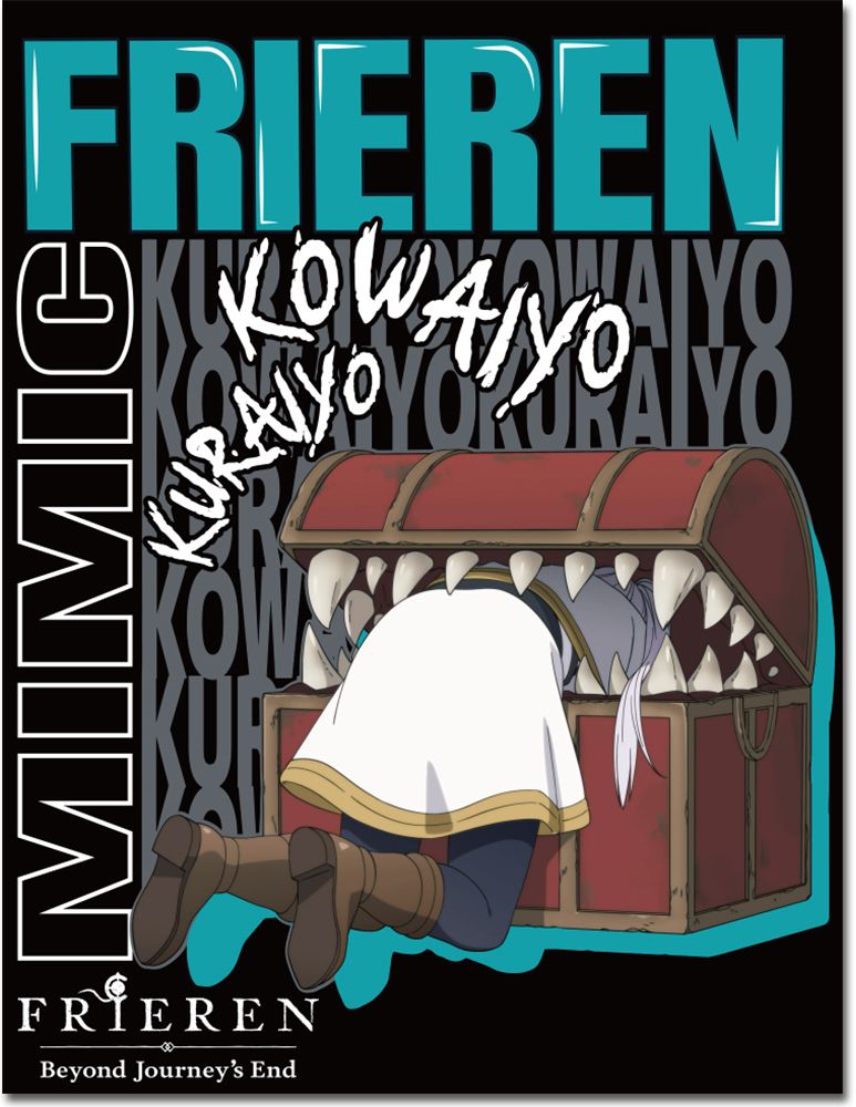 Frieren Beyond Journey'S End - Frieren And Mimic Throw Blanket Frieren Beyond Journey'S End - Frieren And Mimic Throw Blanket
