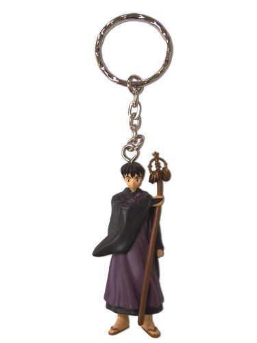 Inuyasha Miroku W/ Staff Key Chain