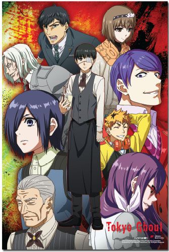 Tokyo Ghoul - Kaneki And Others Paper Poster