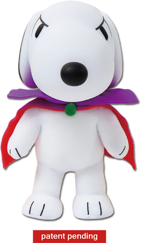 Peanuts - Snoopy Vampire Costume Plastic Head Plush 8''