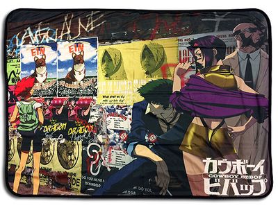 Cowboy Bebop - Group Sublimation Throw Blanket