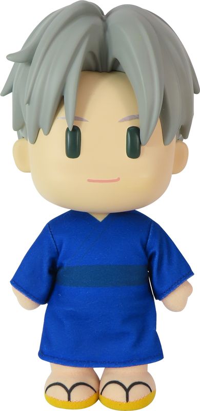 Fruits Basket (2019) - Shigure Blue Kimono Plastic Head Moveable Plush 8''