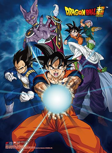 Dragon Ball Super - Battle Of Gods Group 01 High-End Wall Scroll
