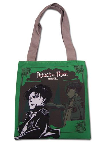 Attack On Titan - Green Levi Tote Bag