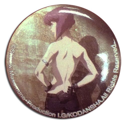Ghost In The Shell - Motoko Button 1.25'' Ghost In The Shell - Motoko Button 1.25''