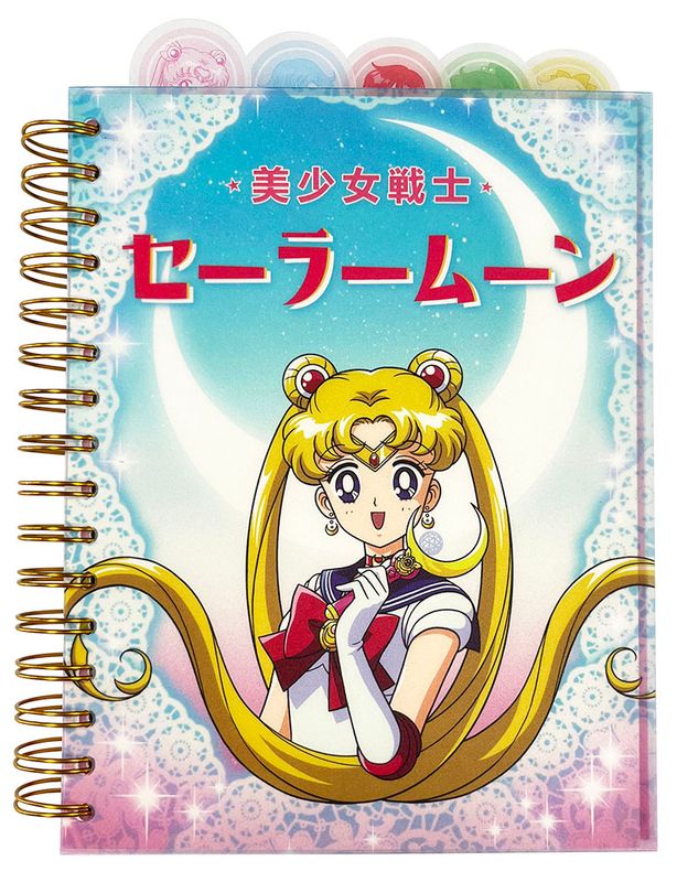 Sailor Moon - Character Group Tabbed Notebook