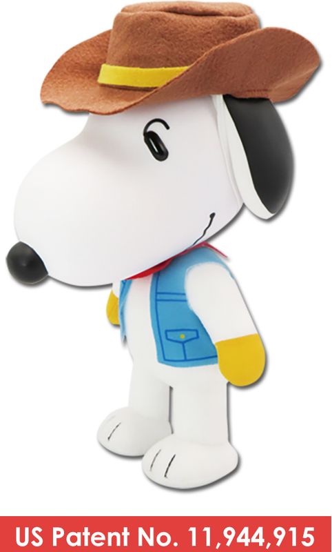 Peanuts - Snoopy Space Cowboy Figurekey Plush 8''
