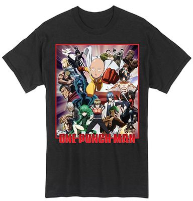 One Punch Man Group - Group Men'S T-Shirt Xl