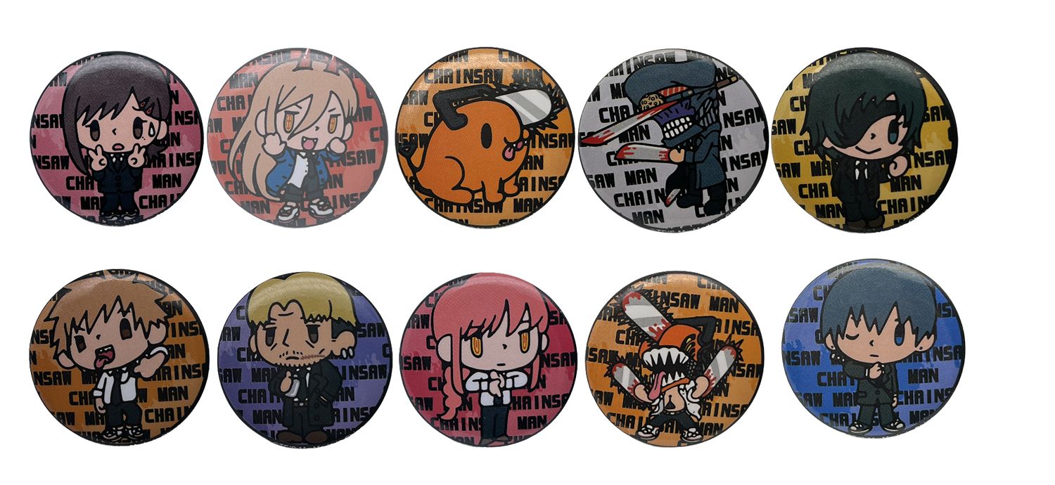 Chainsaw Man - Sd Character Button Set 50Pcs (10 Styles)