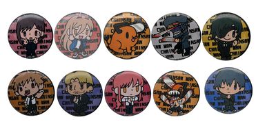 Chainsaw Man - Sd Character Button Set 50Pcs (10 Styles)