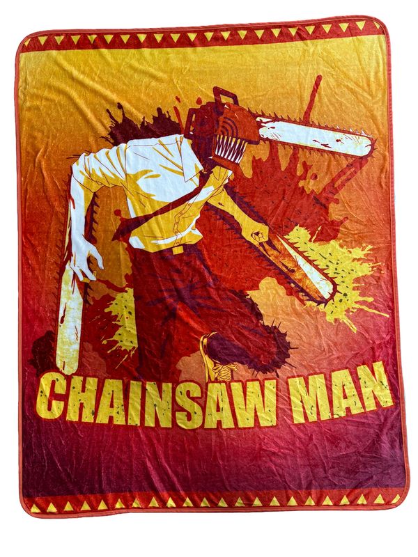 Chainsaw Man - Chainsaw Devil Style Throw Blanket