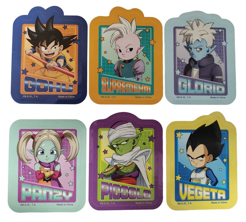 Dragon Ball Daima - Main Character Die-Cut Sticker Set