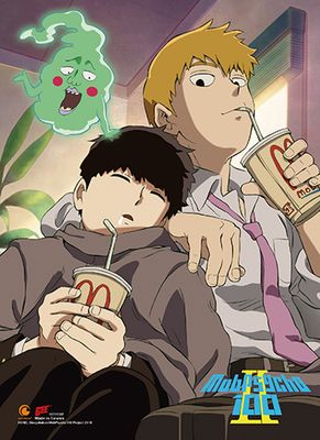 Mob Psycho 100 S2 - Kageyama, Reigen & Ekubo Relax Wall Scroll