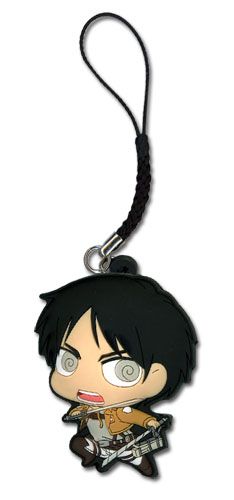 Attack On Titan - Sd Eren Pvc Cell Phone Charm