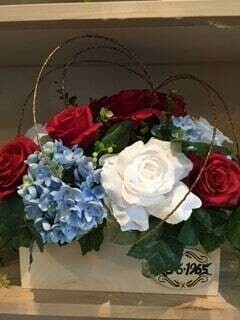 Hydrangea & Rose Arrangement