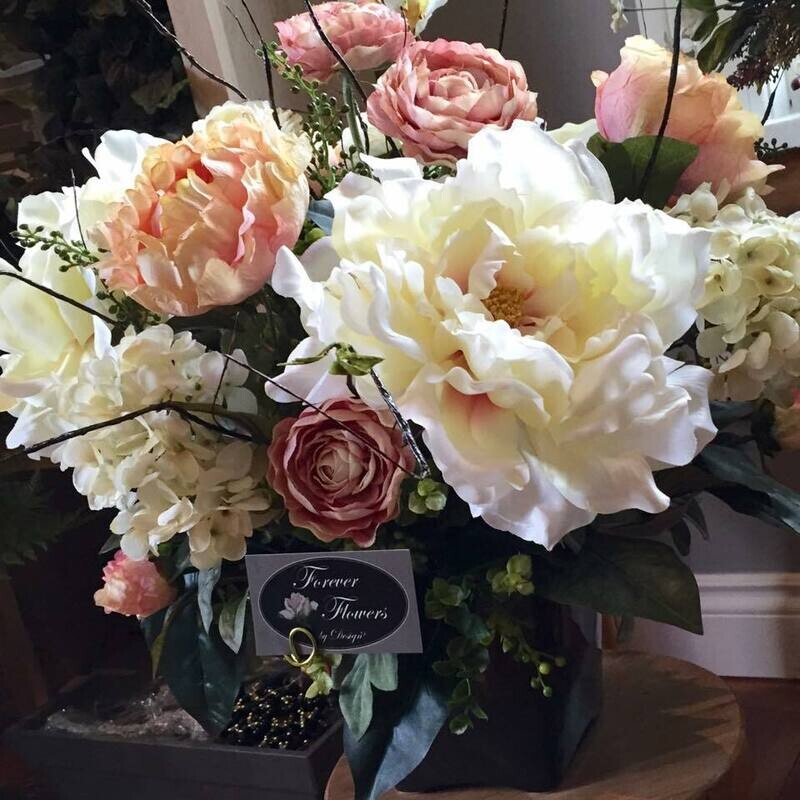Soft Antique Floral Arrangement