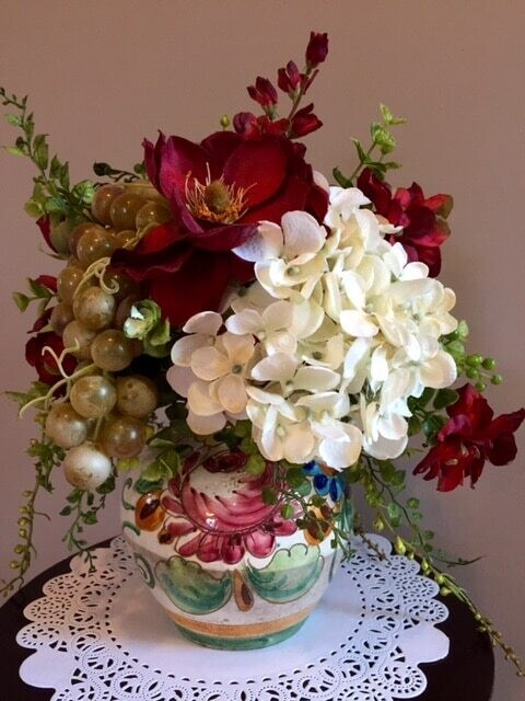 Personal Arrangement in an antique vase