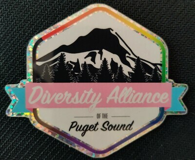 Glitter Logo Sticker