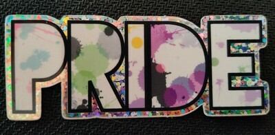 Glitter Gender Identity Pride Sticker