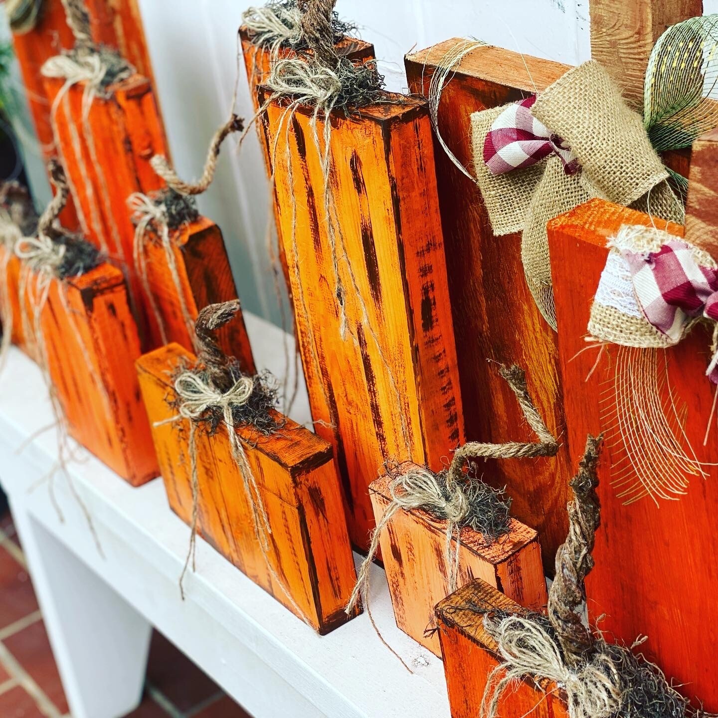 Fall Collection: Rustic Porch Pumpkins