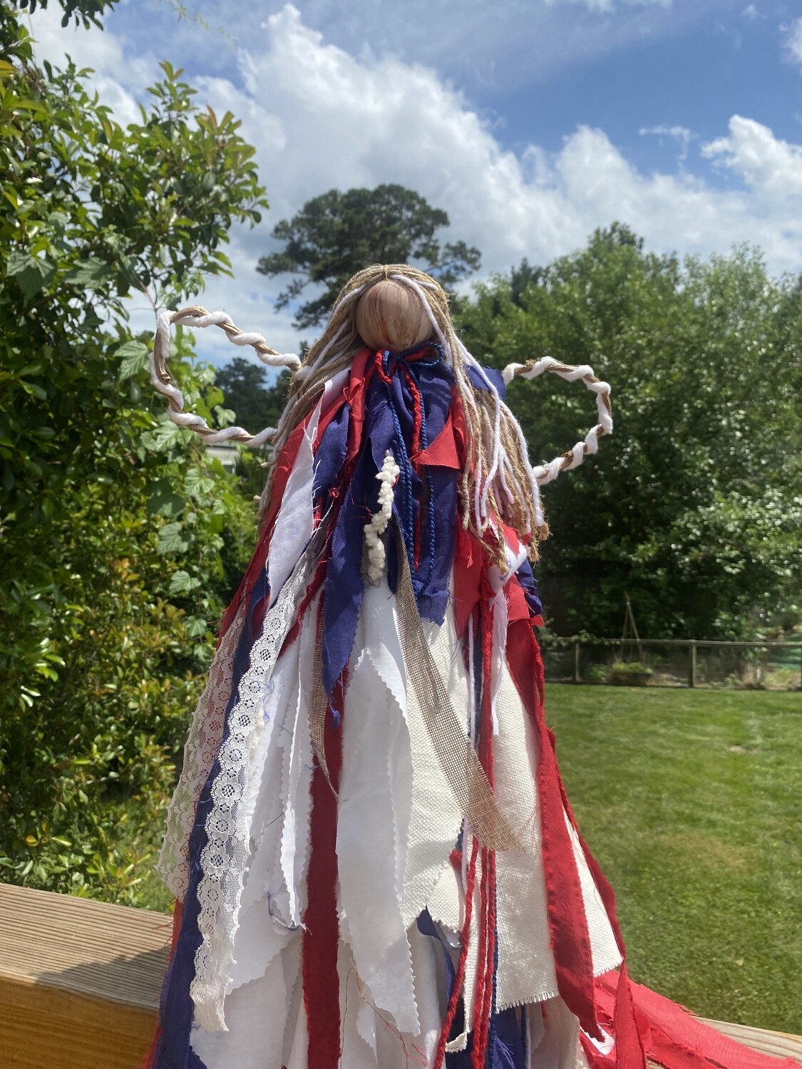 Custom Rustic American Angel (Extra Large with Hanger)