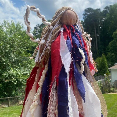 Custom Rustic American Angel (Extra Large with Hanger)