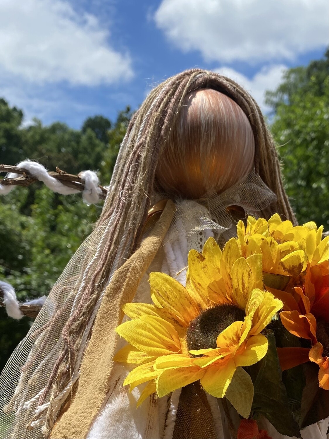 Custom Rustic Sunflower Angel (Extra Large)