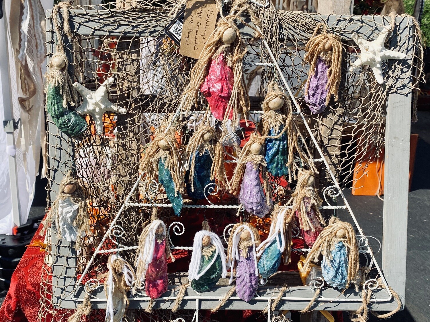 Heartstrings Angel Shell Hangers/Ornaments
