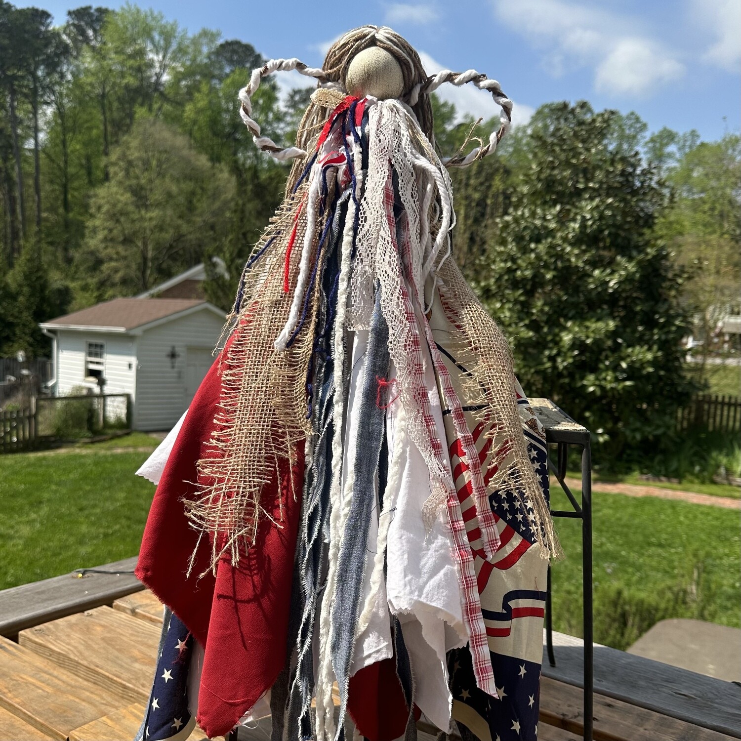 Custom Hanging Rustic American Angel