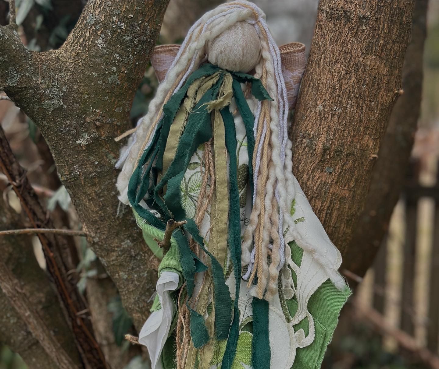 Large Irish Rag Angel