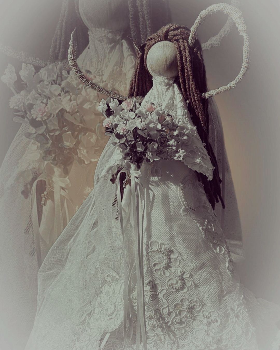 Custom Bride/Wedding Angel made from Customer’s Gown